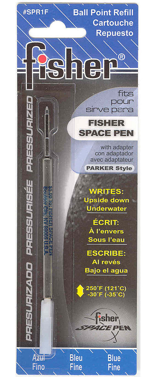 Fisher Space Pen Refill, SPR1F, Blue Fine