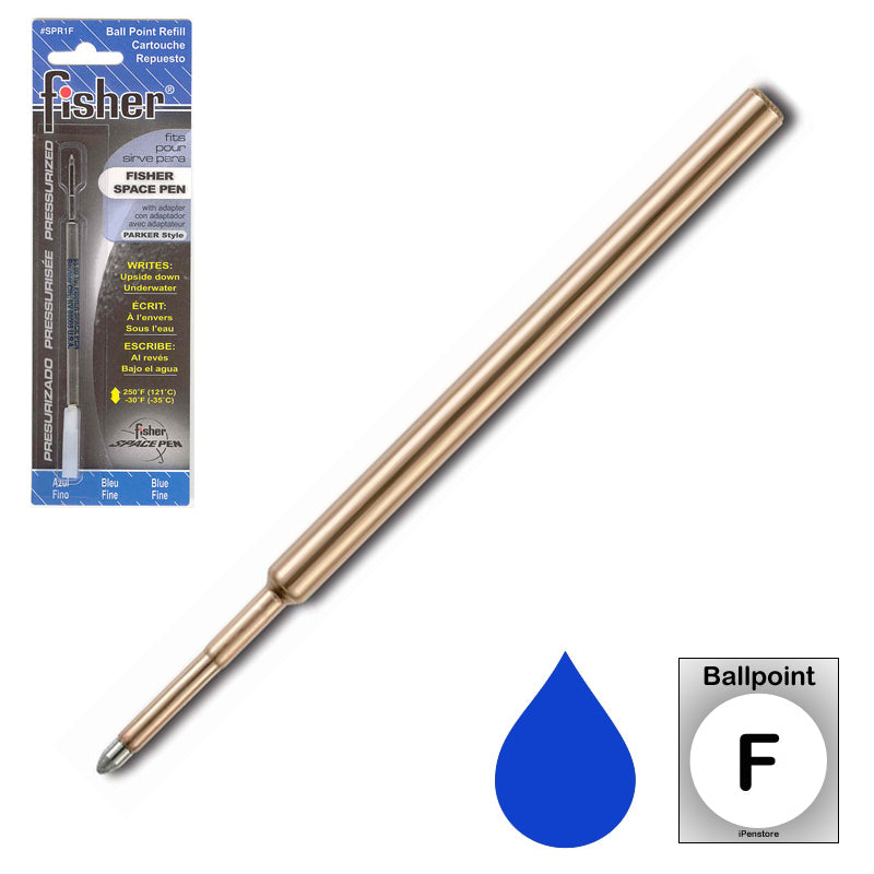 Fisher Space Pen Refill, SPR1F, Blue Fine