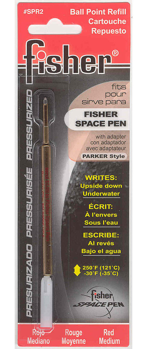 Fisher Space Pen Refill, SPR2, Red Medium