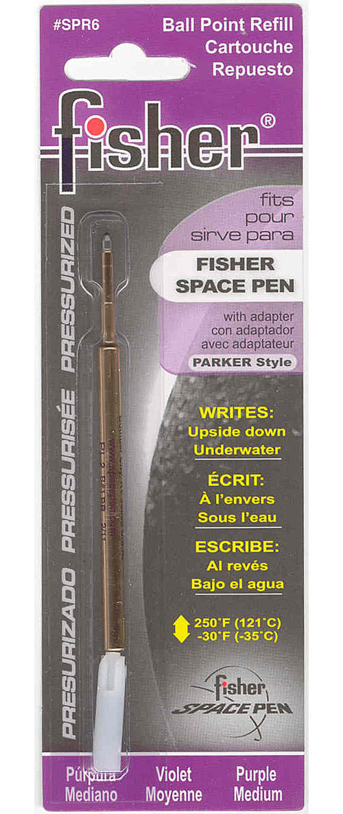 Fisher Space Pen Refill, SPR6, Purple Medium