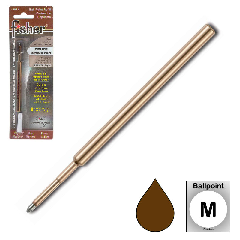 Fisher Space Pen Refill, SPR8, Brown Medium