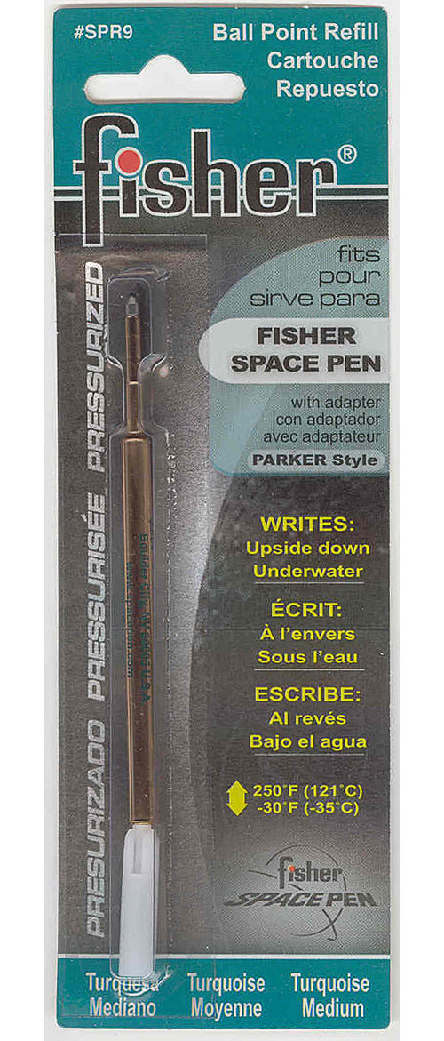 Fisher Space Pen Refill, SPR9, Turquoise Medium