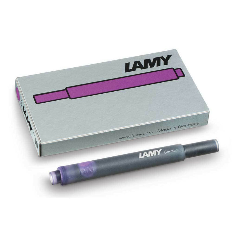 Lamy T10 Fountain Pen Ink Cartridges 5-pk, Violet
