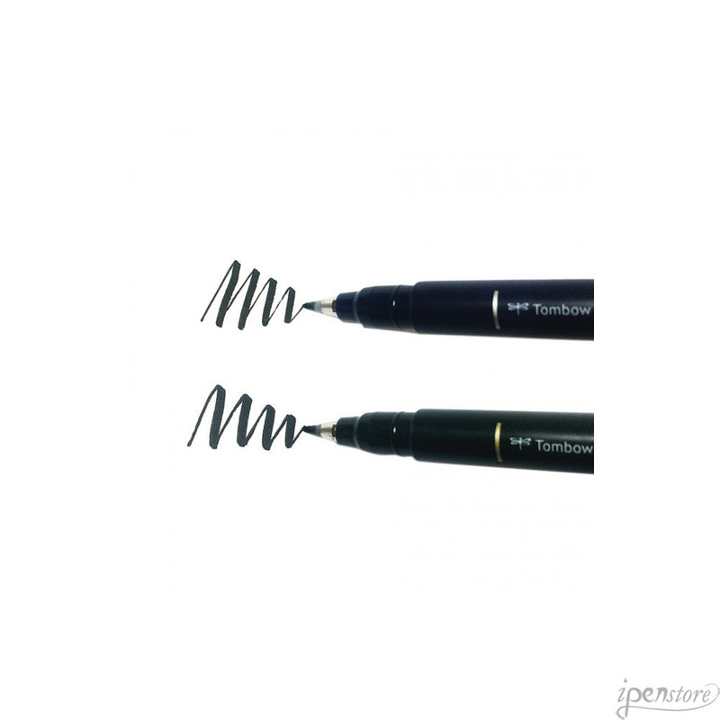 Pk/2 Tombow Fudenosuke Brush Pens, 1-Soft Tip, 1-Hard Tip