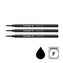 Pk/3 Schneider Topball 850 Rollerball Refills, Black