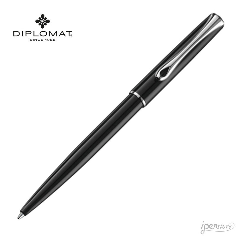 Diplomat Traveller easyFLOW Ballpoint Pen, Black Lacquer