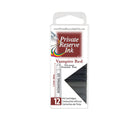 Pk/12 Private Reserve Fountain Pen Ink Cartridges, Vampire Red